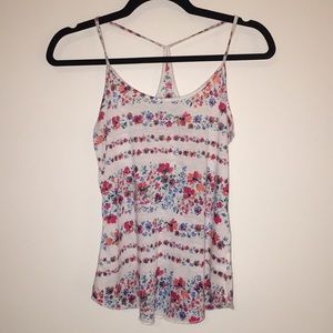 {Urban Outfitters} Floral Racerback Tank